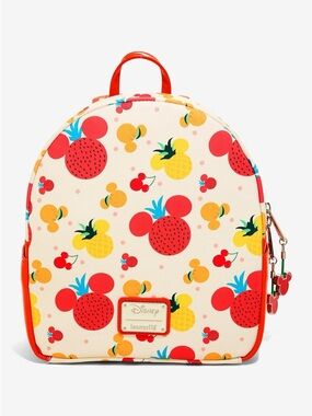 Disney Loungefly Box Lunch Exclusive Spring Fruit Mickey Mini Backpack